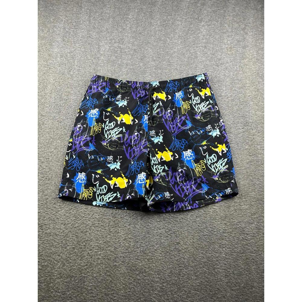 WXYZ Mens Casual Shorts Size Small with‎ Graffiti Print